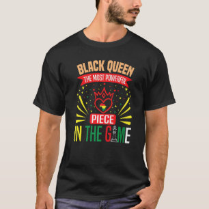 Camiseta Rainha Negra A Peça Mais Poderosa Do Jogo