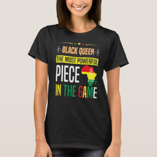 Camiseta Rainha Negra A Peça Mais Poderosa Do Jogo