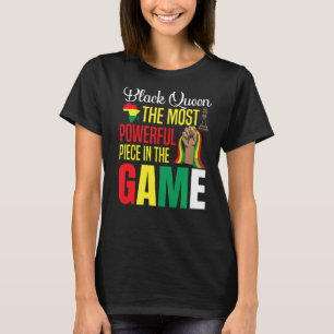 Camiseta Rainha Negra A Peça Mais Poderosa Do Jogo