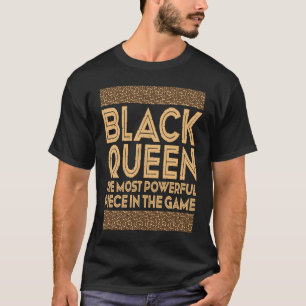 Camiseta Rainha Negra A Peça Mais Poderosa Do Jogo