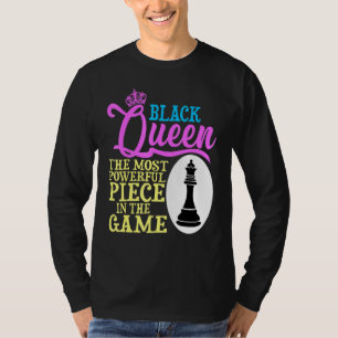 Camiseta Rainha Negra A Peça Mais Poderosa Do Jogo