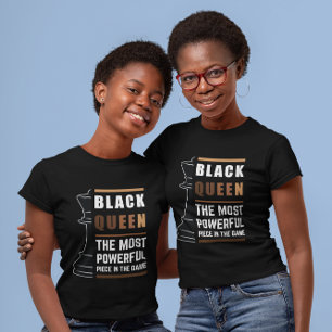 Camiseta Rainha Negra A Peça Mais Poderosa Do Jogo