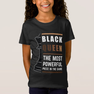 Camiseta Rainha Negra A Peça Mais Poderosa Do Jogo