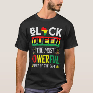 Camiseta Rainha Negra A Peça Mais Poderosa Do Jogo