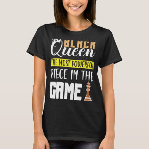 Camiseta Rainha Negra A Peça Mais Poderosa do Jogo Gi