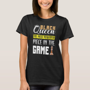 Camiseta Rainha Negra A Peça Mais Poderosa do Jogo Gi