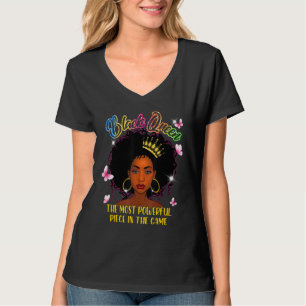 Camiseta Rainha Negra A Peça Mais Poderosa No Jogo Negro