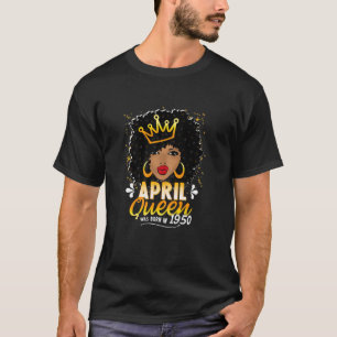 Camiseta Rainha Negra Abril De 1950 71A Rapariga De Anivers