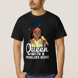Camiseta Rainha Negra Com Graduação De Solteiro