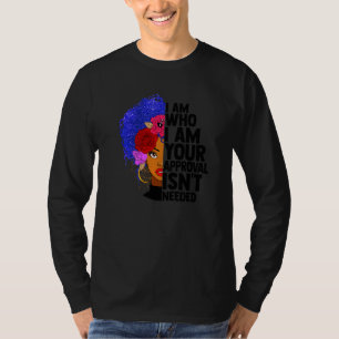 Camiseta Rainha Negra Damas Americanas Curly Natural