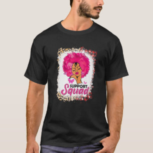 Camiseta Rainha Negra de Apoio ao Cancer de Mama na Esquadr