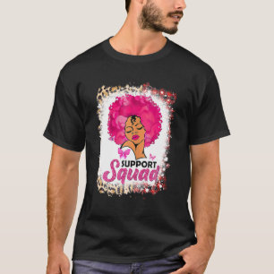 Camiseta Rainha Negra de Apoio ao Cancer de Mama na Esquadr