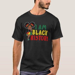 Camiseta Rainha Negra Forte Eu Sou História Negra Mês Áfric