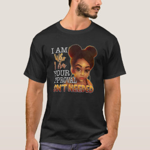 Camiseta Rainha Negra Lady Curly Natural Afro-Americana