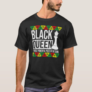 Camiseta Rainha Negra Mais Poderosa Peece Afro