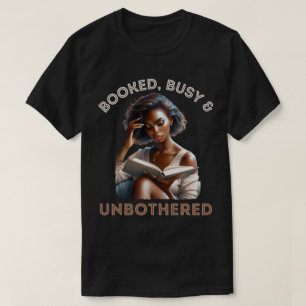 Camiseta Rainha Negra Melanin Sista Ocupada e Desligada