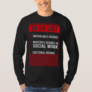 Camiseta Rainha Negra MSW Trabalho Social a Fazer Mestrado