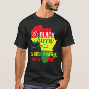 Camiseta Rainha Negra O Mais Poderoso Jogo Negro