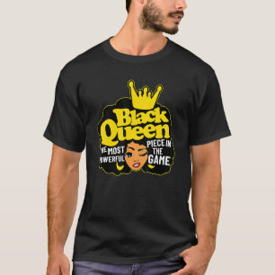 Camiseta Rainha Negra O Mais Poderoso Jogo Negro