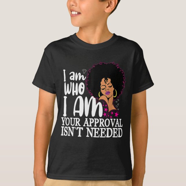 Camiseta Rainha Negra Oferece Americano Afro-Africano Curly (Frente)