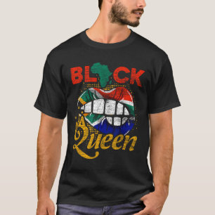 Camiseta Rainha Negra Presente de Mulheres Meninas História