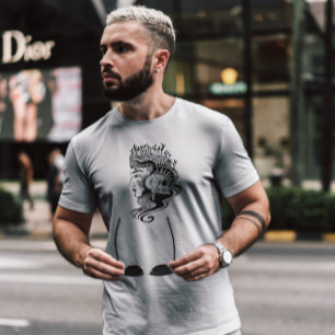 Camiseta Rainha Nouveau Escura do Caveira