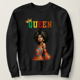 Camiseta Rainha Nubiana: Bela camisola feminina