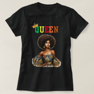 Camiseta Rainha Nubiana: Camisa-T das Mulheres Clássicas