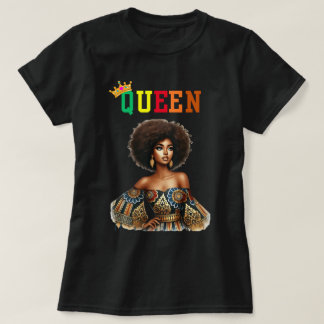 Camiseta Rainha Nubiana: Camisa-T das Mulheres Clássicas