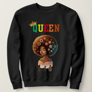 Camiseta Rainha Nubiana: Para a camisola feminina