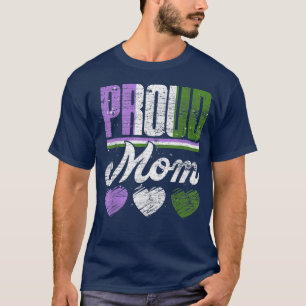 Camiseta Rainha Orgulho Mês do Genderqueer Flag LGBTQ Orgul