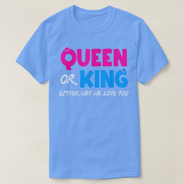 Camiseta Rainha ou Rei De Qualquer Maneira Que Te Amos A Re (Frente do Design)