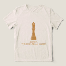 Camiseta Rainha Personalizada do Pickleball