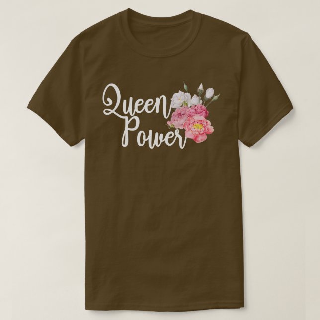 Camiseta Rainha Poder Feminista Direitos das Mulheres Emanc (Frente do Design)