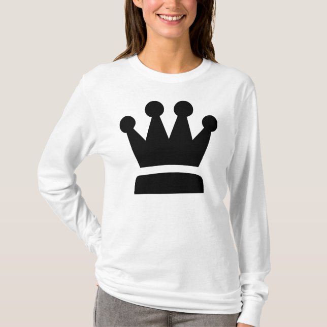 Camiseta Rainha preta (Frente)