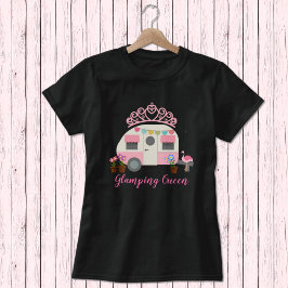 Camiseta Rainha Rosa-Glamping