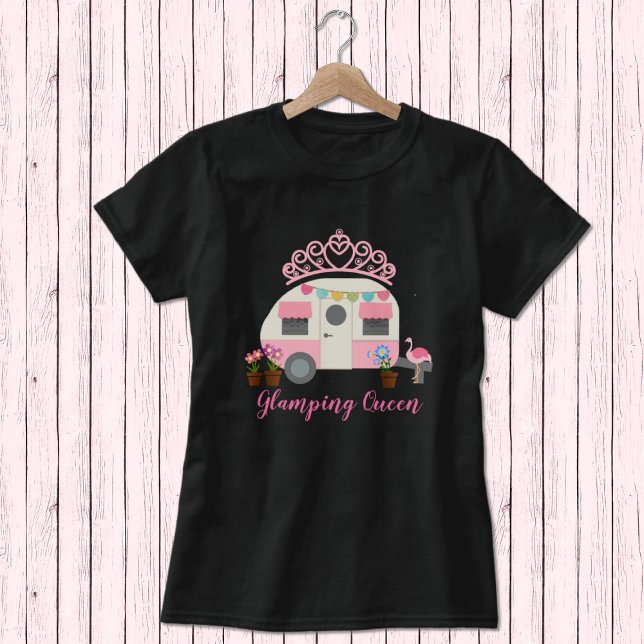 Camiseta Rainha Rosa-Glamping (Criador carregado)