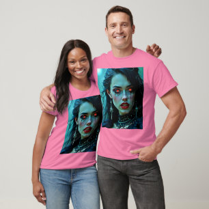 Camiseta Rainha Vampira: Arte de Sedução Obscura