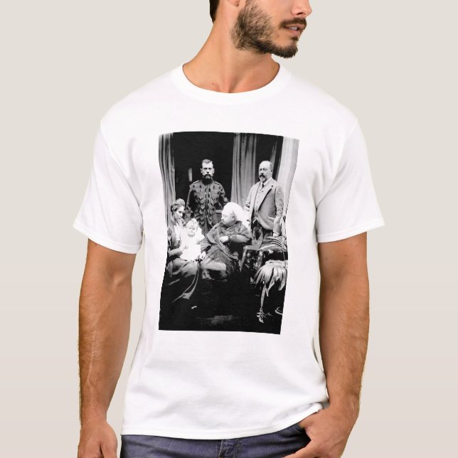Camiseta Rainha Victoria, Tsar Nicholas II (Frente)