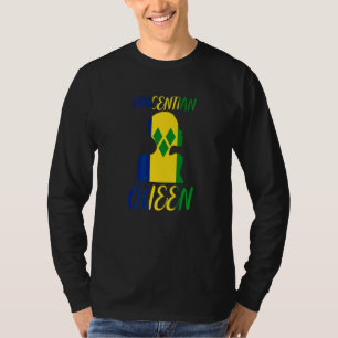 Camiseta Rainha Vincentiana St Vincent Granadinas Bandeira