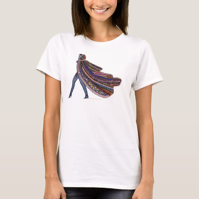 Camiseta Rainha Vintage Royalty Figurume (Frente)