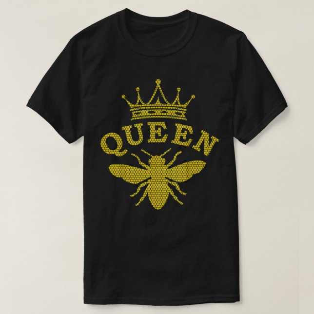 Camiseta Rainhas Abelhas Dão Uma Abelha Engraçada Que Mel D (Frente do Design)