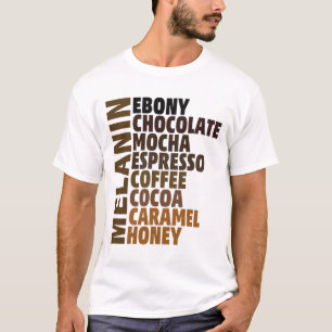 Camiseta Rainhas Africanas da Melanina Meninas e Mulheres M