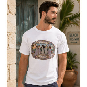 Camiseta Rainhas da Alma do Oceano Arte Inspirada no Oceano