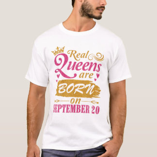 Camiseta Rainhas Nascem Em Setembro