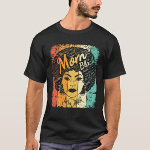 Camiseta Rainhas Negras Dão Presente Retro Vintage Afro Mãe
