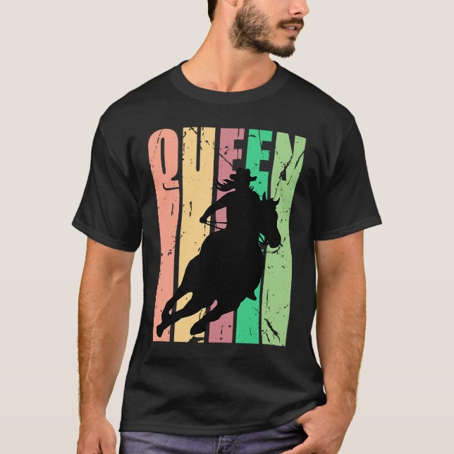 Camiseta Rainhas Rodeadas da Corrida de Barrel (Frente)