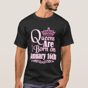 Camiseta Rainhas São Nasceres De 16 De Janeiro Capricórnio