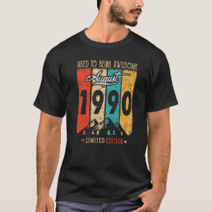 Camiseta Rainhas São Nasceres Em Agosto De 1990 32 Anos 32 