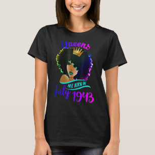 Camiseta Rainhas São Nasceres Em Julho De 1943 79º Aniversá